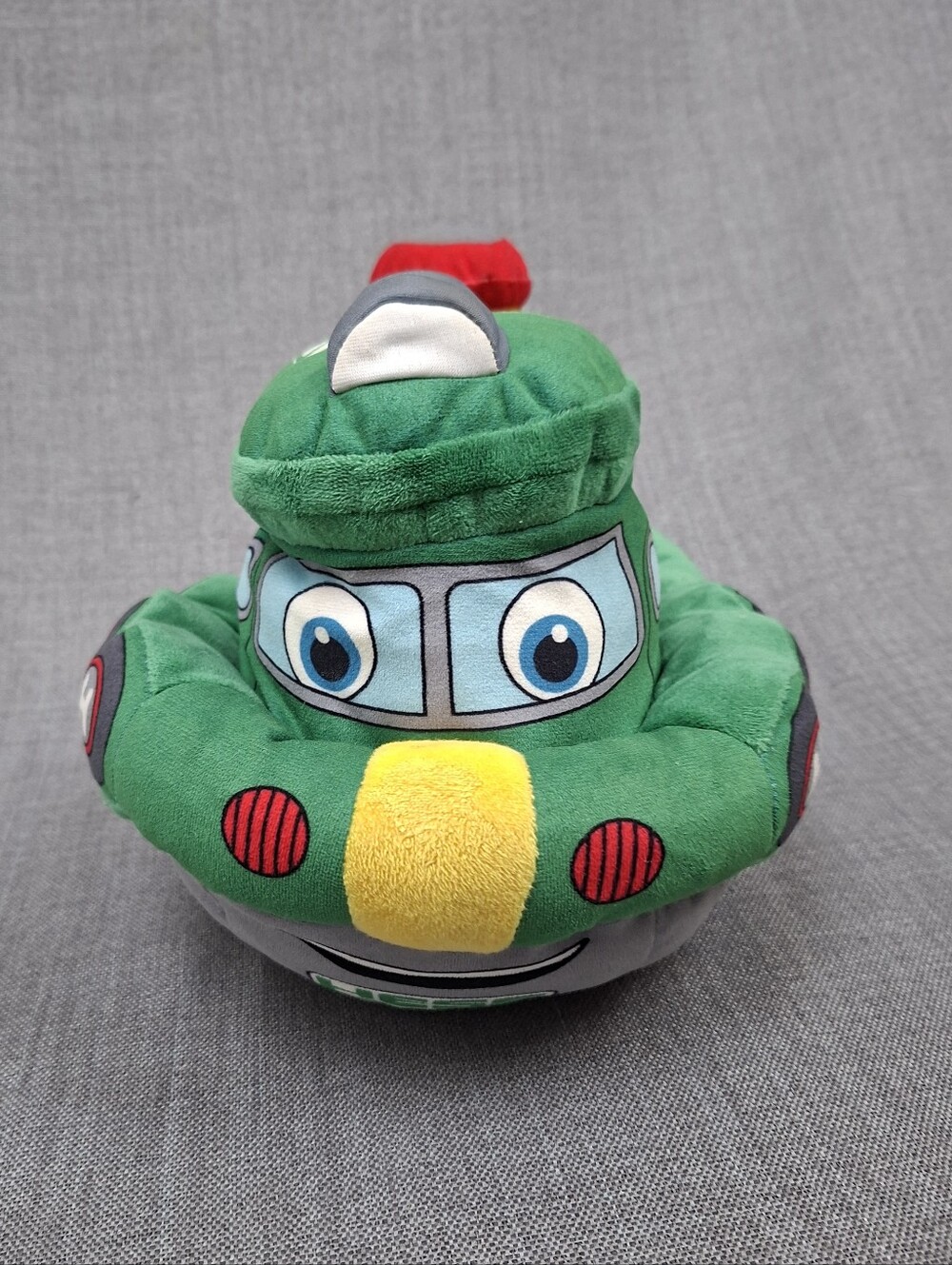 Hess Tugboat Plush Toy Tug Boat Truck With Light and Sound Tested & Works.